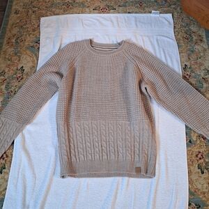 Weatherproof Men's Tan Crewneck Sweater